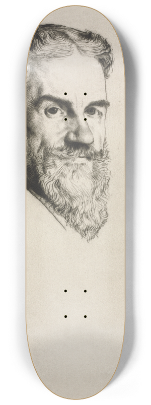 William Strang - George Bernard Shaw 8.25 inch art skate deck