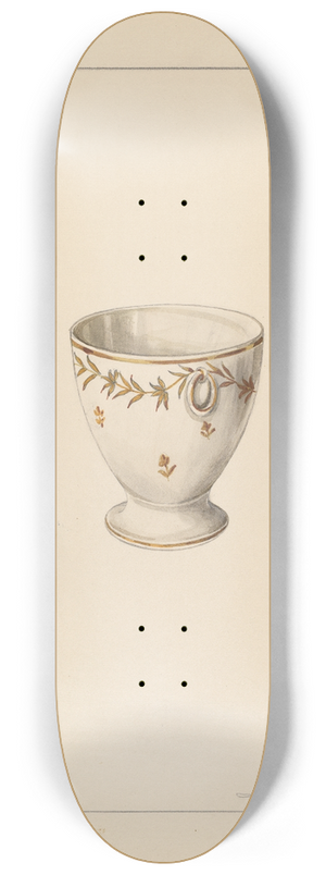 William Vergani - Egg Cup 8.25 inch art skate deck