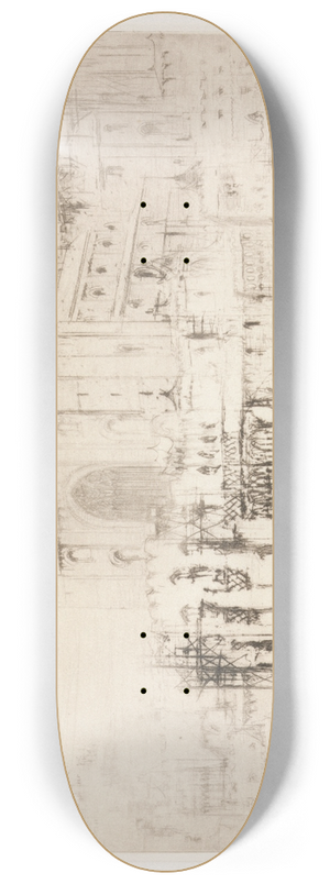 William Walcot - Durham Cathedral 8.25 inch art skate deck