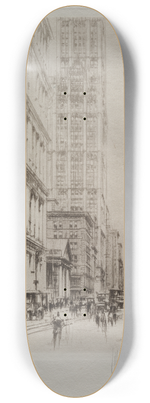 William Walcot - Lower Broadway 8.25 inch art skate deck