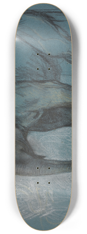 John Macallan Swan - Study of an Elephant 8.25 inch art skate deck John Macallan Swan - Study of an Elephant 8.25 inch art skate deck