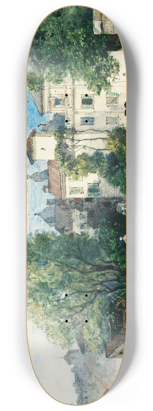 William Wyld - View Of Dax 8.25 inch art skate deck