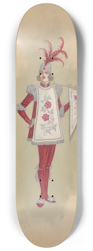 Will R. Barnes - 1 Herald  Blended Rose 8.25 inch art skate deck