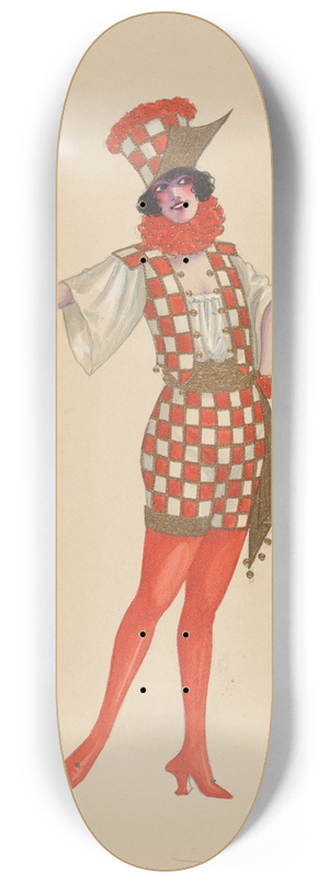 Will R. Barnes - 1-Reds-Boys 8.25 inch art skate deck