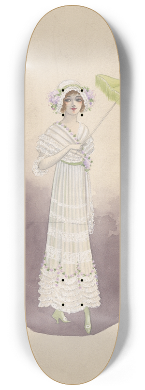 Will R. Barnes - 37-Miss Augarde-Act II 8.25 inch art skate deck