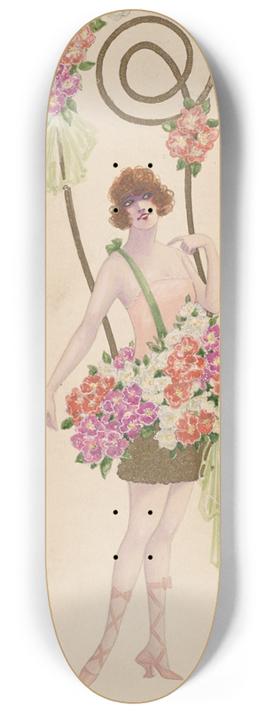 Will R. Barnes - 5-Azelias [sic] 8.25 inch art skate deck