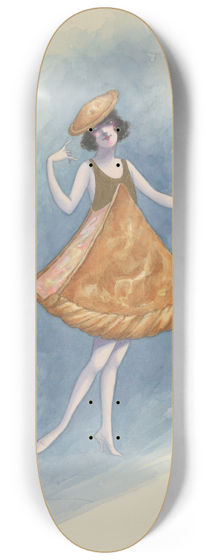 Will R. Barnes - Apple Pie 8.25 inch art skate deck