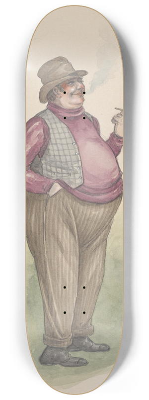 Will R. Barnes - A Townie 8.25 inch art skate deck