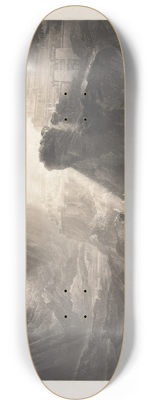 John Martin - Joshua Commanding the Sun to Stand Still 8.25 inch art skate deck