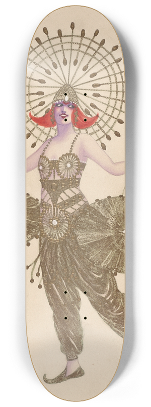 Will R. Barnes - H-No. 2 Rainbows-Sets 8.25 inch art skate deck