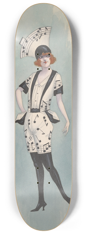 Will R. Barnes - Melodyland-Boys 8.25 inch art skate deck