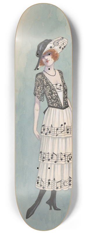 Will R. Barnes - Melodyland-Girls 8.25 inch art skate deck