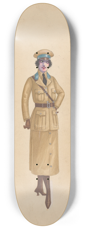 Will R. Barnes - Motor Corps, 5 8.25 inch art skate deck