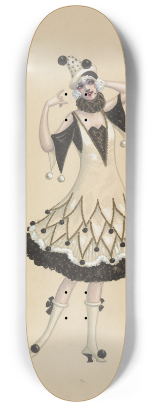 Will R. Barnes - Pierrette 8.25 inch art skate deck