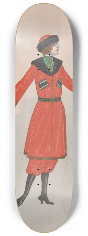 Will R. Barnes - Red Cossacks 8.25 inch art skate deck