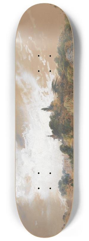 John Martin - The Banks of the Thames, Opposite Popes Villa 8.25 inch art skate deck John Martin - The Banks of the Thames, Opposite Popes Villa 8.25 inch art skate deck