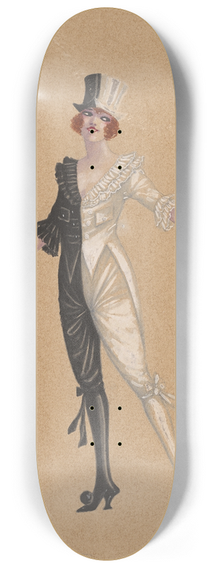 Will R. Barnes - untitled 8.25 inch art skate deck