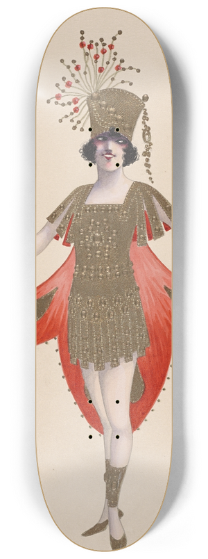 Will R. Barnes - Untitled 8.25 inch art skate deck