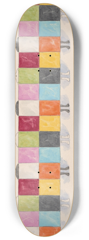 Will R. Barnes - Untitled 8.25 inch art skate deck