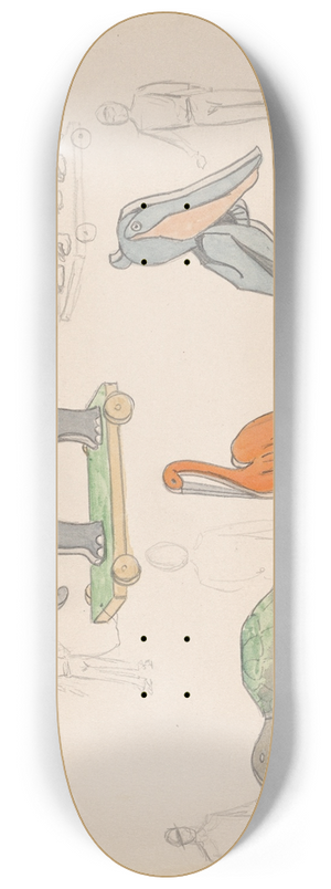 Will R. Barnes - Untitled 8.25 inch art skate deck