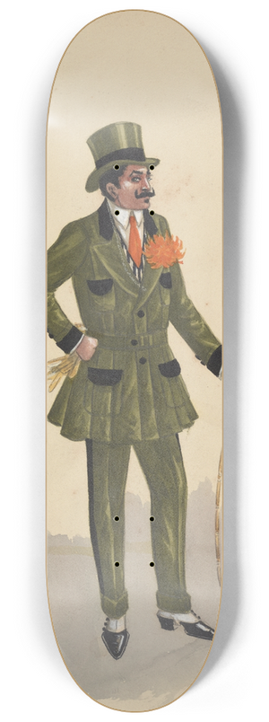 Will R. Barnes - untitled 8.25 inch art skate deck