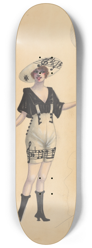 Will R. Barnes - untitled 8.25 inch art skate deck