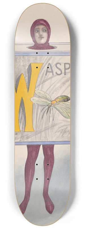 Will R. Barnes - Warren Harding, No. 4 8.25 inch art skate deck