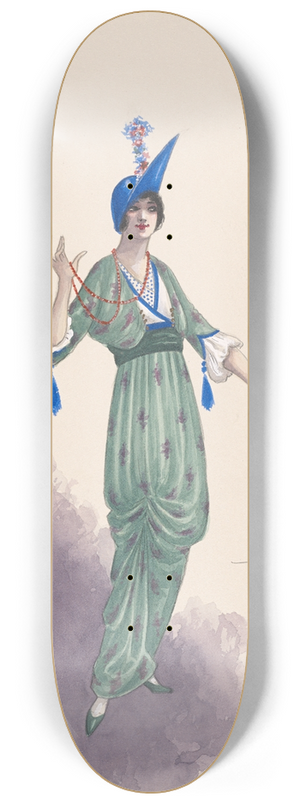 Will R. Barnes - Womans costume 8.25 inch art skate deck