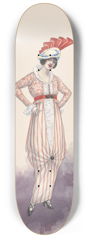 Will R. Barnes - Womans costume 8.25 inch art skate deck