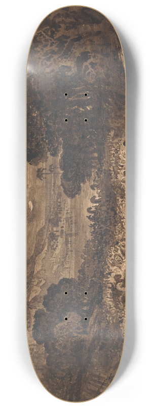 John Martin - The Rescue of Lot 8.25 inch art skate deck