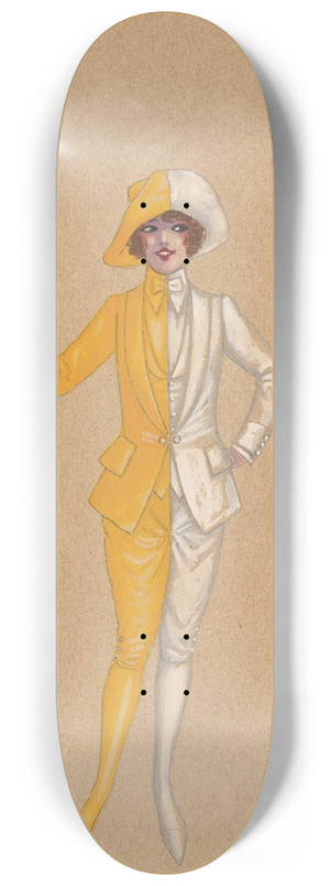 Will R. Barnes - Yellow Boys 8.25 inch art skate deck