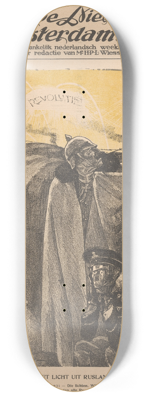 Willy Sluiter - Het licht uit Rusland 8.25 inch art skate deck