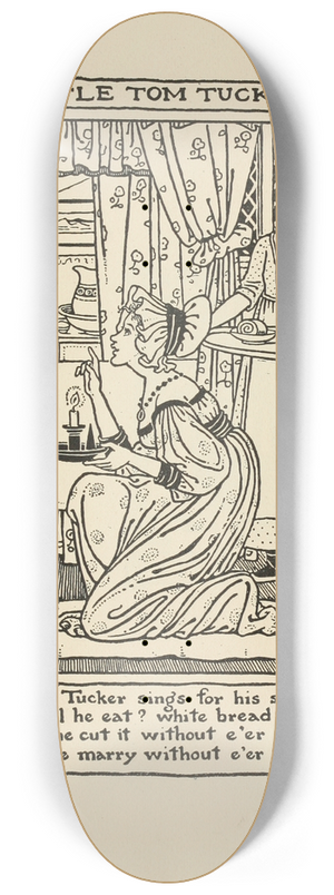 Winifred Smith - Little Tom Tucker 8.25 inch art skate deck