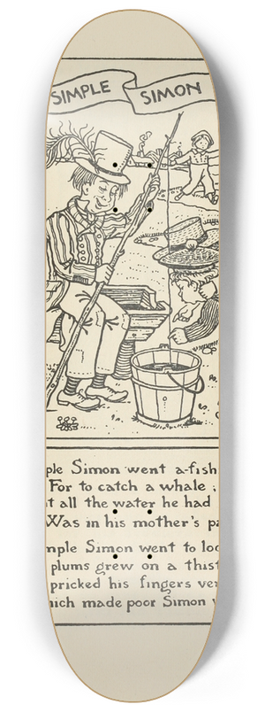 Winifred Smith - Simple Simon concluded 8.25 inch art skate deck
