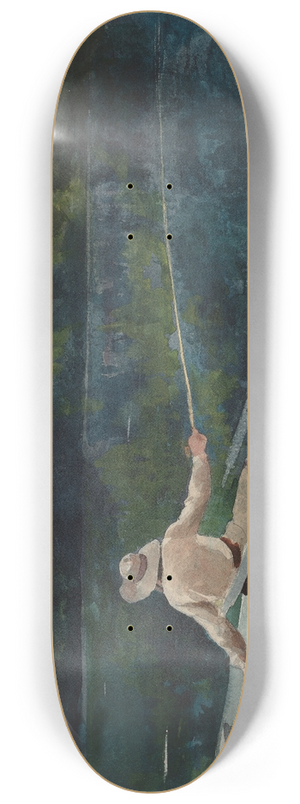Winslow Homer - Casting, Number Two 8.25 inch art skate deck