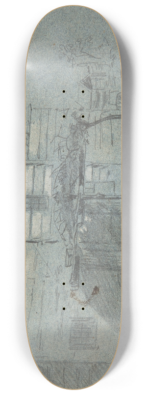 Winslow Homer - Clapboard Shack 8.25 inch art skate deck