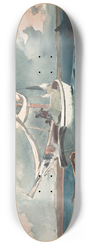 Winslow Homer - Sloop, Nassau 8.25 inch art skate deck