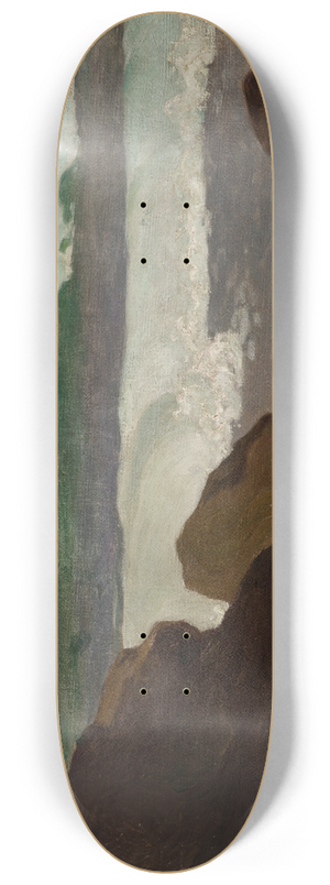 Wodzimierz Bocki - The Neapolitan Coast 8.25 inch art skate deck