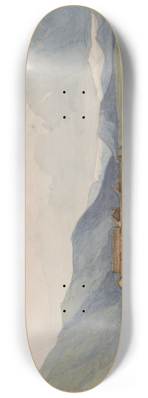 John Mix Stanley - FortOkinakane 8.25 inch art skate deck