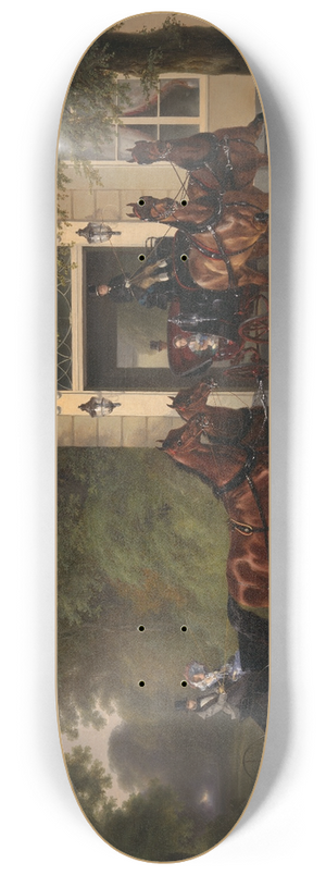 Wouterus Verschuur - August Belmont and Isabel Perry 8.25 inch art skate deck