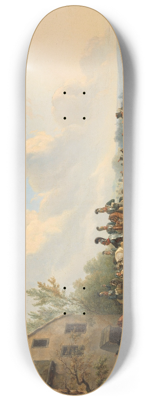 Wouterus Verschuur - Scene from the Ten Days Campaign against the Belgian Revolt, August 1831 8.25 inch art skate deck