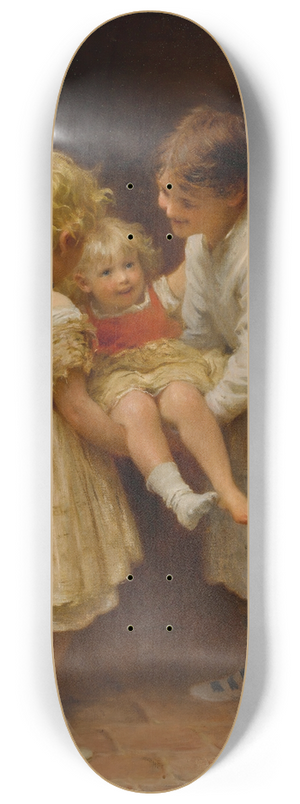 John Morgan - Children at play 8.25 inch art skate deck