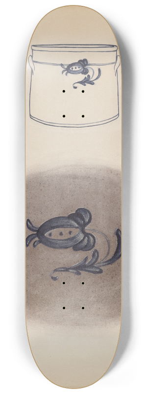 Yolande Delasser - Crock 8.25 inch art skate deck
