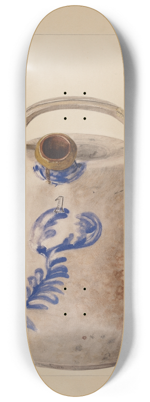 Yolande Delasser - Harvester Jug 8.25 inch art skate deck