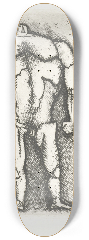 Yo Sugano - Sterke man 8.25 inch art skate deck