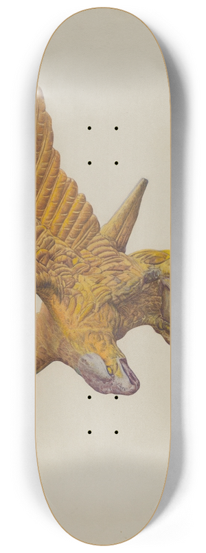 Zabelle Missirian - Metal Eagle 8.25 inch art skate deck