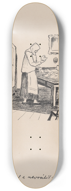 Zolo Palugyay - He Just Left, Didnt Return 8.25 inch art skate deck