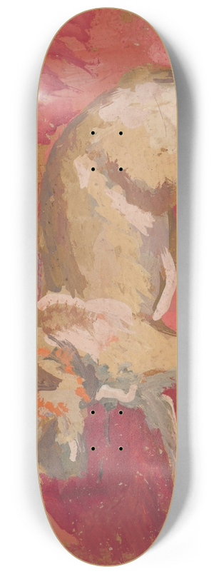 Zygmunt Waliszewski - Lying dog 8.25 inch art skate deck