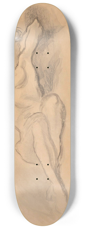Zygmunt Waliszewski - Lying nude 8.25 inch art skate deck