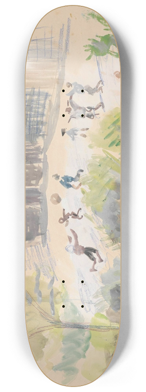 Zygmunt Waliszewski - School backyard 8.25 inch art skate deck